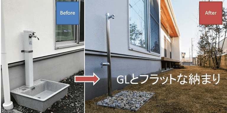 立水栓用排水カバー
