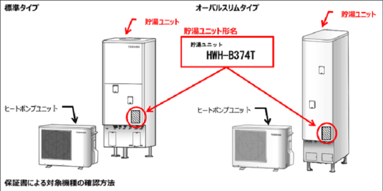 東芝 エコキュートの無償点検