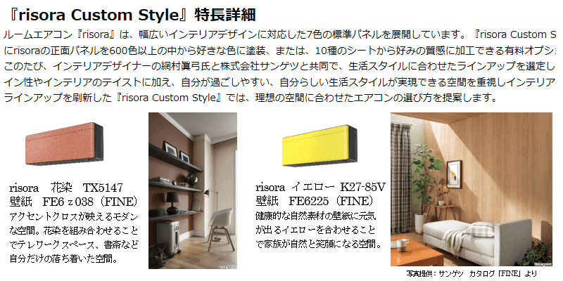 リソラ カスタム スタイル