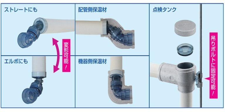 断熱ドレンアップ配管ホース