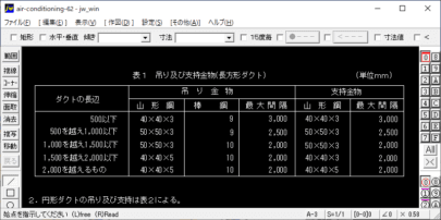 硬質塩化ビ二ルダクトの支持方法