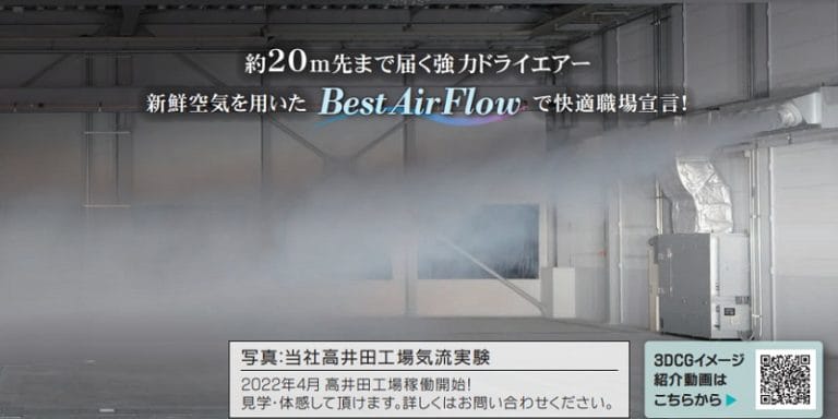 工場用オールフレッシュ外調機