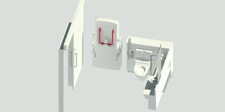 パブリックトイレ空間BIMモデル