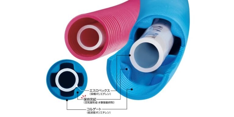 エスロン ラクのびペックス コルゲートウォーム