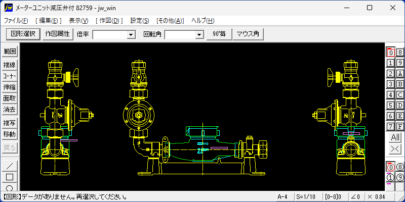 Jw_cad 水道メーターユニット25A