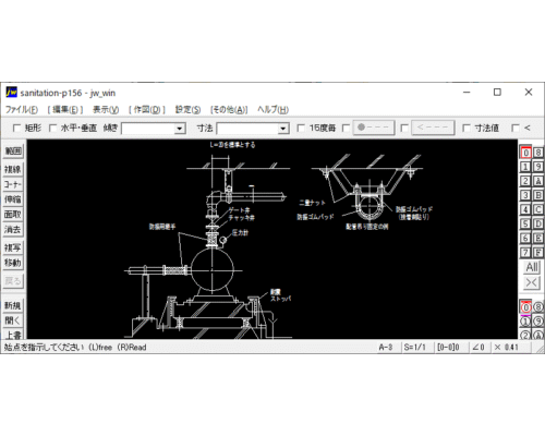 ポンプ廻りの配管