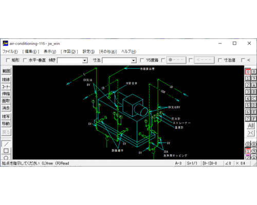 冷凍機廻り配管（チリングユニット・遠心冷凍機）