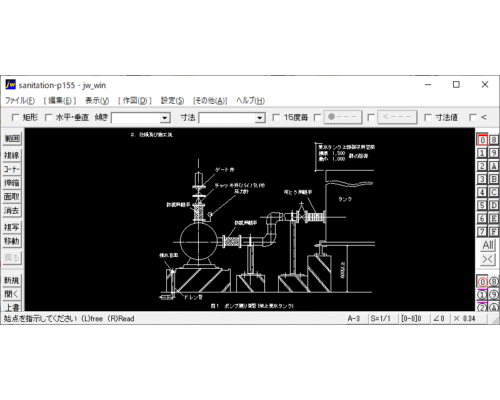 ポンプ廻りの配管