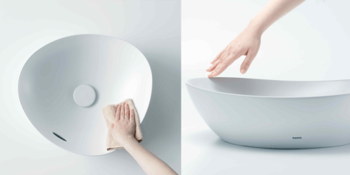 TOTO 新素材と高いデザイン性のベッセル式洗面器TAを新発売